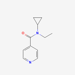 molecular formula C11H14N2O B7501918 N-cyclopropyl-N-ethylpyridine-4-carboxamide 