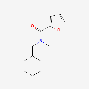 N-(cyclohexylmethyl)-N-methylfuran-2-carboxamide