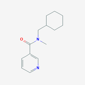 N-(cyclohexylmethyl)-N-methylpyridine-3-carboxamide