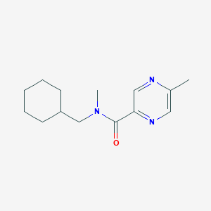 N-(cyclohexylmethyl)-N,5-dimethylpyrazine-2-carboxamide