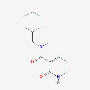 N-(cyclohexylmethyl)-N-methyl-2-oxo-1H-pyridine-3-carboxamide