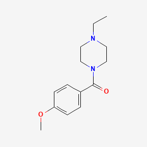 molecular formula C14H20N2O2 B7502036 (4-Ethylpiperazin-1-yl)-(4-methoxyphenyl)methanone 