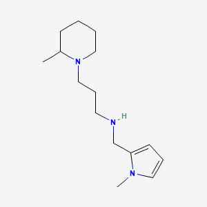 3-(2-methylpiperidin-1-yl)-N-[(1-methylpyrrol-2-yl)methyl]propan-1-amine