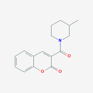 3-[(3-methylpiperidin-1-yl)carbonyl]-2H-chromen-2-one