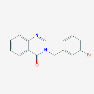 3-[(3-Bromophenyl)methyl]quinazolin-4-one