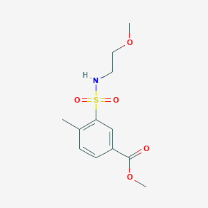 Methyl 3-(2-methoxyethylsulfamoyl)-4-methylbenzoate