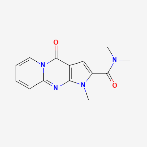 molecular formula C14H14N4O2 B7502232 N,N,6-trimethyl-2-oxo-1,6,8-triazatricyclo[7.4.0.03,7]trideca-3(7),4,8,10,12-pentaene-5-carboxamide 