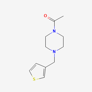 1-[4-(Thiophen-3-ylmethyl)piperazin-1-yl]ethanone