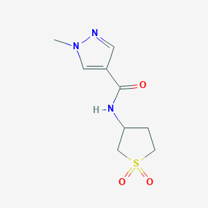 N-(1,1-dioxothiolan-3-yl)-1-methylpyrazole-4-carboxamide