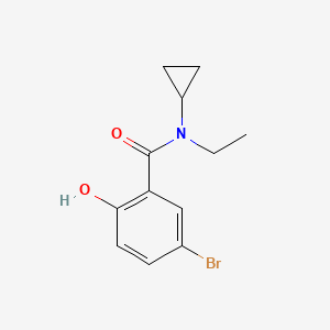 5-bromo-N-cyclopropyl-N-ethyl-2-hydroxybenzamide