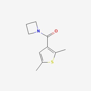 molecular formula C10H13NOS B7502436 Azetidin-1-yl-(2,5-dimethylthiophen-3-yl)methanone 