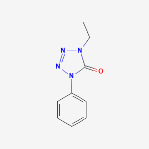 molecular formula C9H10N4O B7502489 1-Ethyl-4-phenyltetrazol-5-one 