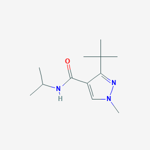 3-tert-butyl-1-methyl-N-propan-2-ylpyrazole-4-carboxamide