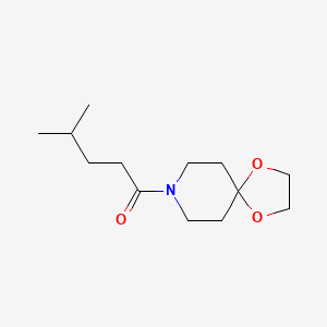 1-(1,4-Dioxa-8-azaspiro[4.5]decan-8-yl)-4-methylpentan-1-one