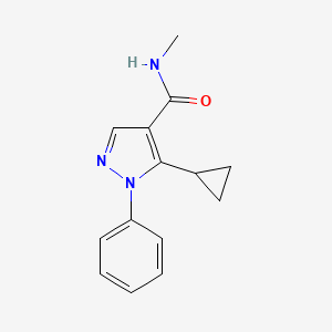 5-cyclopropyl-N-methyl-1-phenylpyrazole-4-carboxamide