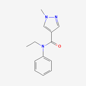 N-ethyl-1-methyl-N-phenylpyrazole-4-carboxamide