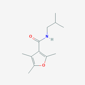 2,4,5-trimethyl-N-(2-methylpropyl)furan-3-carboxamide