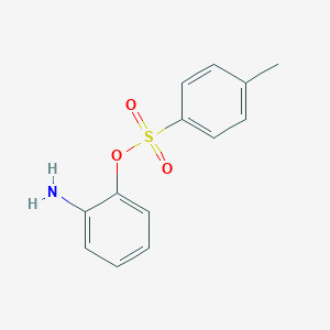 molecular formula C13H13NO3S B075030 2-氨基苯基 4-甲基苯-1-磺酸盐 CAS No. 1216-96-2