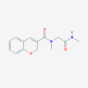 N-methyl-N-[2-(methylamino)-2-oxoethyl]-2H-chromene-3-carboxamide