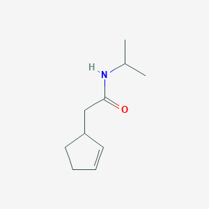 2-cyclopent-2-en-1-yl-N-propan-2-ylacetamide