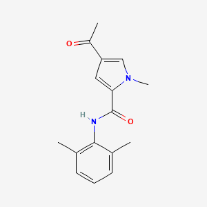 4-acetyl-N-(2,6-dimethylphenyl)-1-methylpyrrole-2-carboxamide