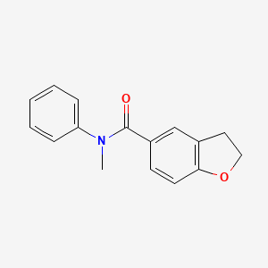 N-methyl-N-phenyl-2,3-dihydro-1-benzofuran-5-carboxamide