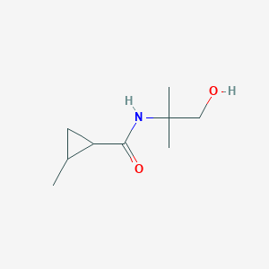 N-(1-hydroxy-2-methylpropan-2-yl)-2-methylcyclopropane-1-carboxamide