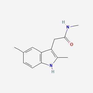 2-(2,5-dimethyl-1H-indol-3-yl)-N-methylacetamide