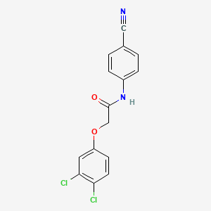 N-(4-cyanophenyl)-2-(3,4-dichlorophenoxy)acetamide