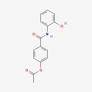 4-[(2-Hydroxyphenyl)carbamoyl]phenyl acetate