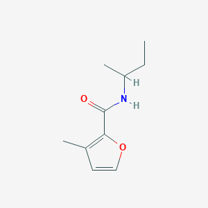 molecular formula C10H15NO2 B7503500 N-butan-2-yl-3-methylfuran-2-carboxamide 