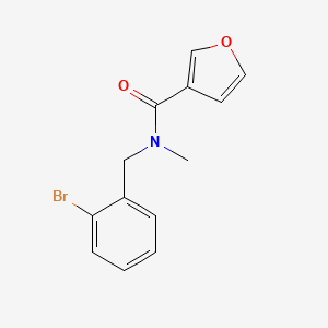 N-[(2-bromophenyl)methyl]-N-methylfuran-3-carboxamide