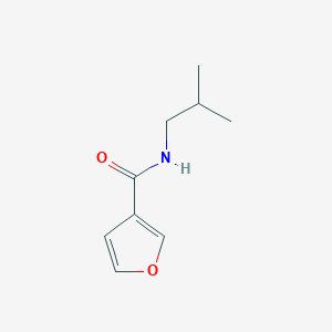 molecular formula C9H13NO2 B7503792 N-Isobutylfuran-3-carboxamide 