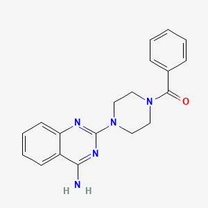 [4-(4-Aminoquinazolin-2-yl)piperazin-1-yl]-phenylmethanone