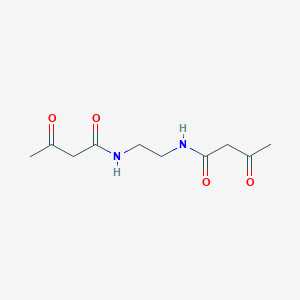 molecular formula C10H16N2O4 B075038 Butanamide, N,N'-1,2-ethanediylbis[3-oxo- CAS No. 1471-94-9