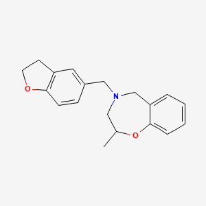 4-(2,3-dihydro-1-benzofuran-5-ylmethyl)-2-methyl-3,5-dihydro-2H-1,4-benzoxazepine