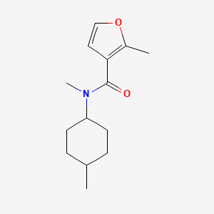 N,2-dimethyl-N-(4-methylcyclohexyl)furan-3-carboxamide