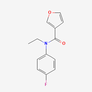 N-ethyl-N-(4-fluorophenyl)furan-3-carboxamide