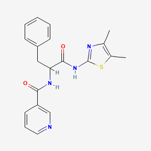 (Z)-N-(4,5-dimethyl-1,3-thiazol-2(3H)-ylidene)-Nalpha-(pyridin-3-ylcarbonyl)phenylalaninamide