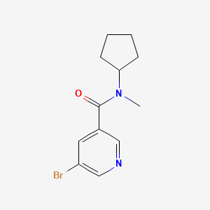 5-bromo-N-cyclopentyl-N-methylpyridine-3-carboxamide