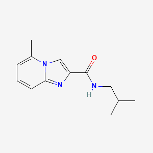 5-methyl-N-(2-methylpropyl)imidazo[1,2-a]pyridine-2-carboxamide