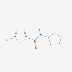 5-bromo-N-cyclopentyl-N-methylthiophene-2-carboxamide