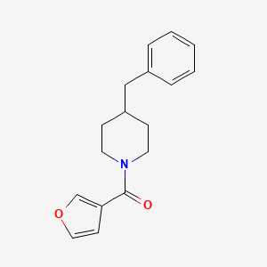 molecular formula C17H19NO2 B7504016 (4-Benzylpiperidin-1-yl)-(furan-3-yl)methanone 