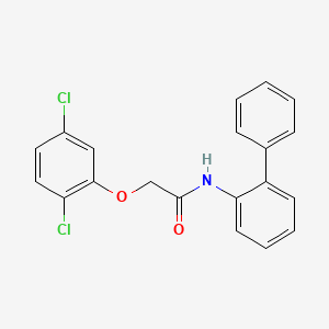 2-(2,5-dichlorophenoxy)-N-(2-phenylphenyl)acetamide