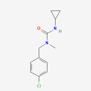 1-[(4-Chlorophenyl)methyl]-3-cyclopropyl-1-methylurea