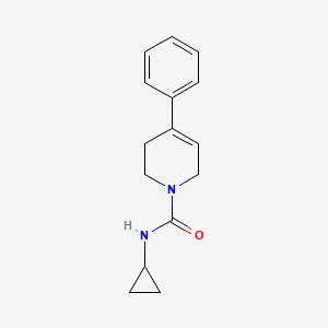 N-cyclopropyl-4-phenyl-3,6-dihydro-2H-pyridine-1-carboxamide