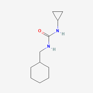 molecular formula C11H20N2O B7504132 1-(Cyclohexylmethyl)-3-cyclopropylurea 