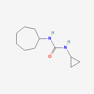 molecular formula C11H20N2O B7504148 1-Cycloheptyl-3-cyclopropylurea 