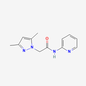 2-(3,5-dimethylpyrazol-1-yl)-N-pyridin-2-ylacetamide