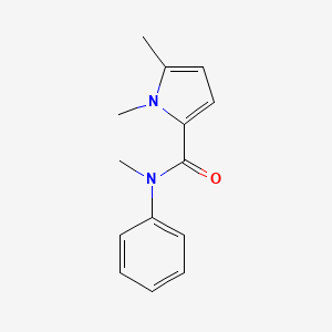 N,1,5-trimethyl-N-phenylpyrrole-2-carboxamide